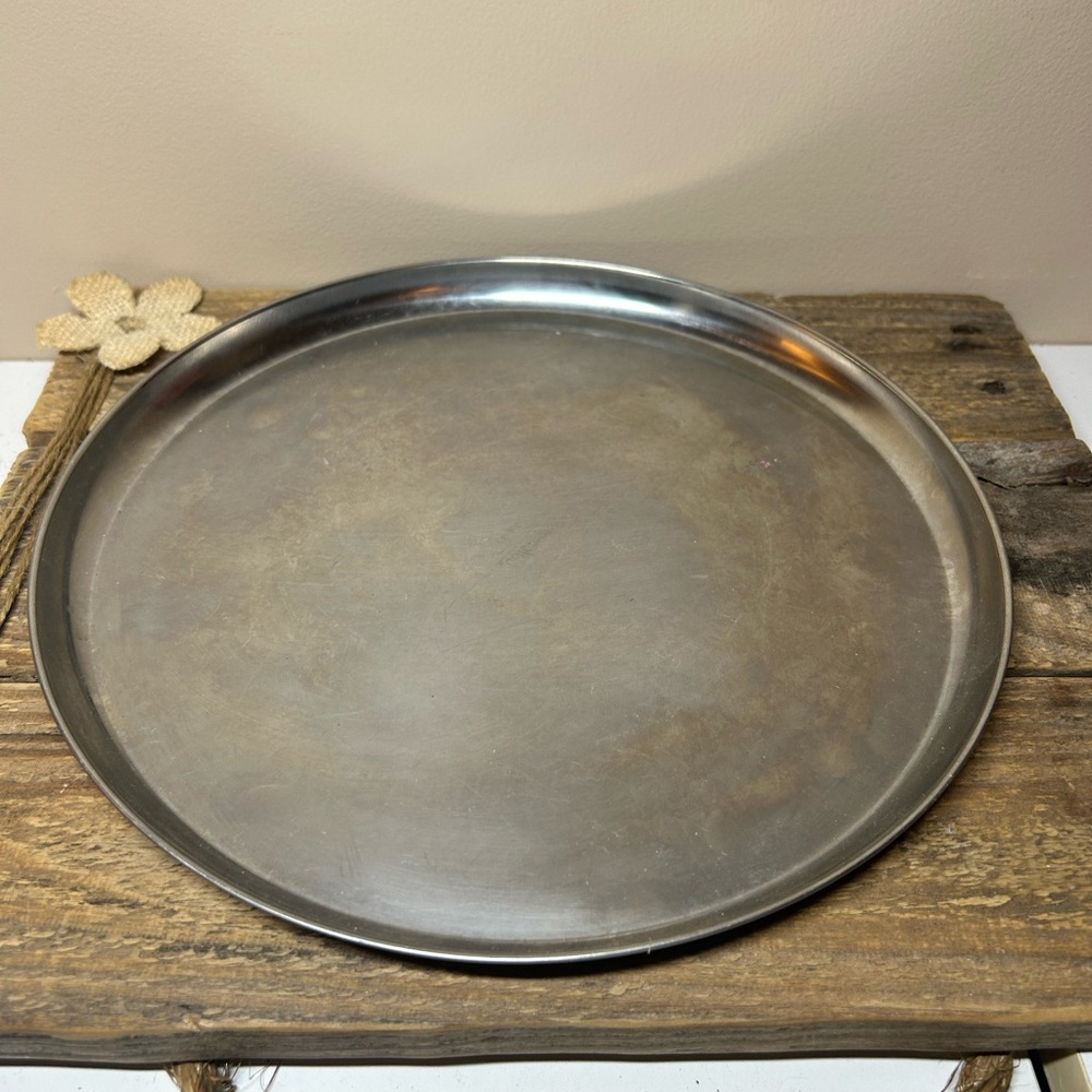 Coleman Silver Round Tray sku159
